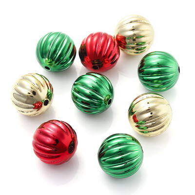 ​10 db 16 mm-es sütőtök alakú akril gyöngyök karácsonyi dekorációhoz, kézzel készített barkács karkötő nyaklánc kiegészítők