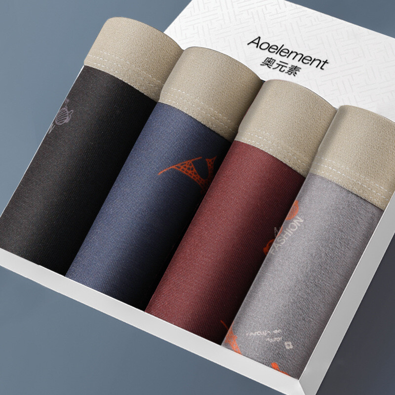 Novo muško donje rublje u kutiji, veleprodaja muških bokserica, modnih bokserica srednjeg struka, prozračnog donjeg rublja za dječake