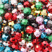 10mm 10τμχ Ακρυλικό Χριστουγεννιάτικο Καθρέφτη Disco Στρογγυλές Χάντρες για Κατασκευή κοσμημάτων DIY, Κολιέ, Βραχιόλι, Σκουλαρίκια Προμήθειες χειροτεχνίας