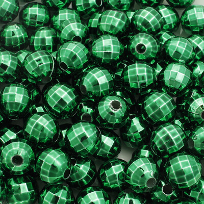 10mm 10τμχ Ακρυλικό Χριστουγεννιάτικο Καθρέφτη Disco Στρογγυλές Χάντρες για Κατασκευή κοσμημάτων DIY, Κολιέ, Βραχιόλι, Σκουλαρίκια Προμήθειες χειροτεχνίας