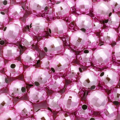 10mm 10τμχ Ακρυλικό Χριστουγεννιάτικο Καθρέφτη Disco Στρογγυλές Χάντρες για Κατασκευή κοσμημάτων DIY, Κολιέ, Βραχιόλι, Σκουλαρίκια Προμήθειες χειροτεχνίας