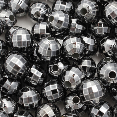 10mm 10τμχ Ακρυλικό Χριστουγεννιάτικο Καθρέφτη Disco Στρογγυλές Χάντρες για Κατασκευή κοσμημάτων DIY, Κολιέ, Βραχιόλι, Σκουλαρίκια Προμήθειες χειροτεχνίας