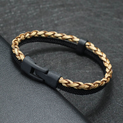 Új divatos férfi bőr karkötő kétrétegű punk karkötő Homme Pulseira Corda Masculina ajándék neki Menő motoros kiegészítők
