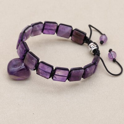 10 mm-es Lapis Lazuli természetes kőből fonott karkötő és karkötő Punk férfi női barátság báj karkötő karkötő kézzel készített ékszerek