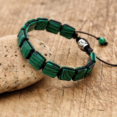 10 mm-es Lapis Lazuli természetes kőből fonott karkötő és karkötő Punk férfi női barátság báj karkötő karkötő kézzel készített ékszerek