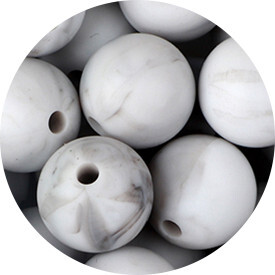 Joepada 100Pcs/lot 9mm Okrugle silikonske perle Food Grade Material za DIY bebinu ogrlicu za nicanje zubića Gricalo za zube za bebe bez BPA