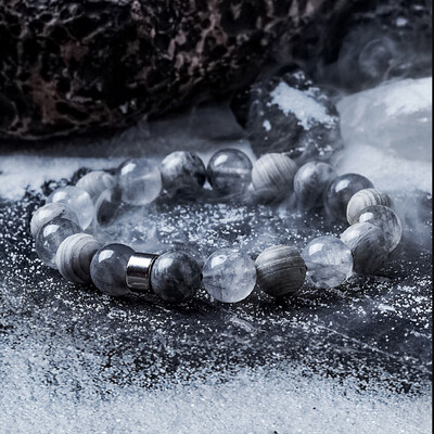 5A valódi természetes vörös tigris szem gyöngyök kő karkötő férfi női cirkon kiegészítők, kézzel készített ékszerek, ajándék barátnőknek nagykereskedés