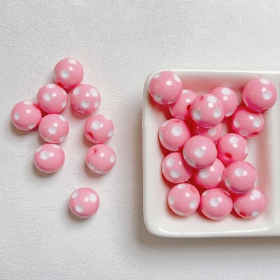 5 vnt Super 20 mm akrilo dryžuotų dėmių karoliukai, skirti „pasidaryk pats“ rašiklis apyrankė karoliai raktų pakabukas telefono grandinėlė papuošalų aksesuaras