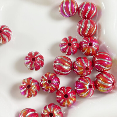 Srebrne perle od bundeve za izradu nakita Naušnice DIY dekoracija Telefonski lanac Privjesak za auto Vješanje za djecu Uže za kosu Dodaci