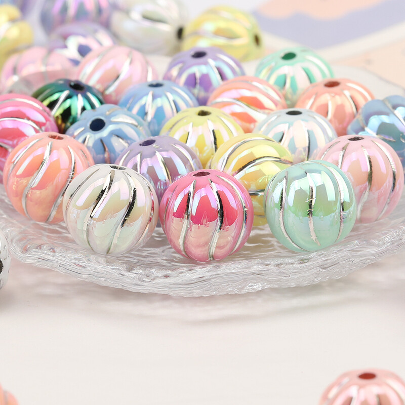 Srebrne perle od bundeve za izradu nakita Naušnice DIY dekoracija Telefonski lanac Privjesak za auto Vješanje za djecu Uže za kosu Dodaci