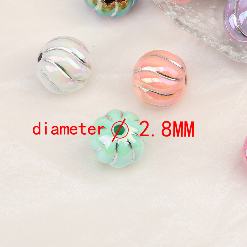 Srebrne perle od bundeve za izradu nakita Naušnice DIY dekoracija Telefonski lanac Privjesak za auto Vješanje za djecu Uže za kosu Dodaci