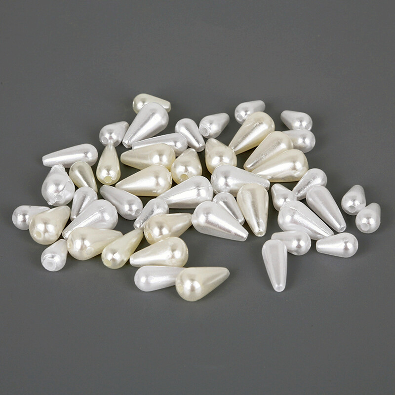 1 sac 6mm 8mm lacrimă ABS imitație de perle margele libere DIY bijuterii descoperiri artizanat