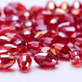 4*6 mm ryžové zrná rakúske krištáľové korálky AB farba oválne sklenené krištáľové korálky voľné dištančné korálky na výrobu šperkov DIY náramok