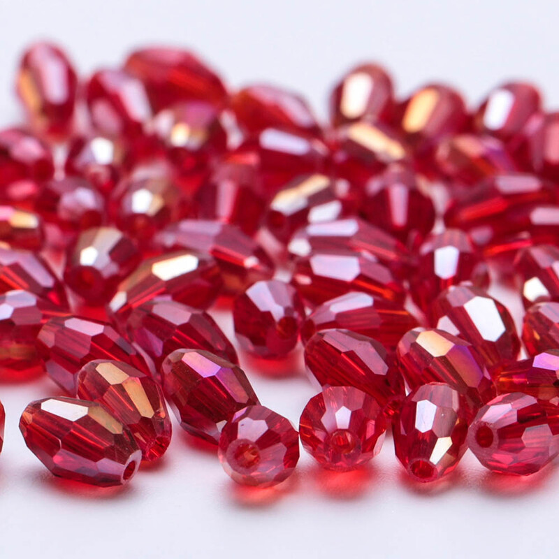 4*6 mm ryžové zrná rakúske krištáľové korálky AB farba oválne sklenené krištáľové korálky voľné dištančné korálky na výrobu šperkov DIY náramok