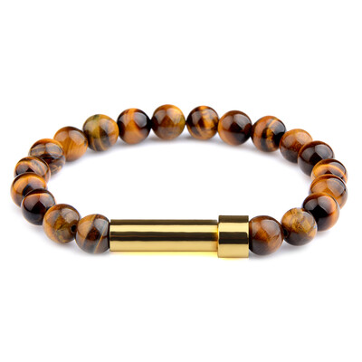 Natūralaus akmens poros apyrankės slaptos žinutės vamzdelio užrašai gali būti dedami Draugystės apyrankės moterims Vyrams Žavingi papuošalai