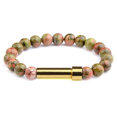 Natūralaus akmens poros apyrankės slaptos žinutės vamzdelio užrašai gali būti dedami Draugystės apyrankės moterims Vyrams Žavingi papuošalai