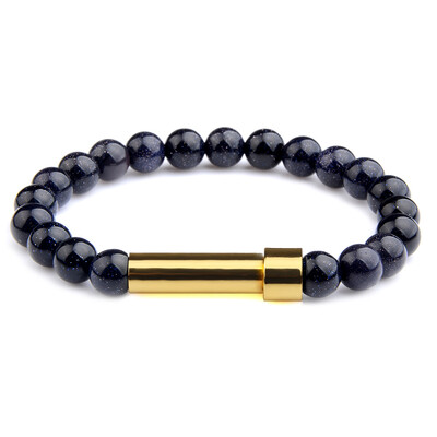 Natūralaus akmens poros apyrankės slaptos žinutės vamzdelio užrašai gali būti dedami Draugystės apyrankės moterims Vyrams Žavingi papuošalai