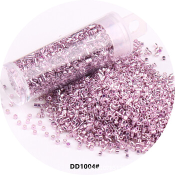 840 τμχ 11/0 DB γυάλινες χάντρες 1,3x1,6 mm Uniform Metallic Opaque Color Spacer Glass Seedbeads για την κατασκευή κοσμημάτων DIY