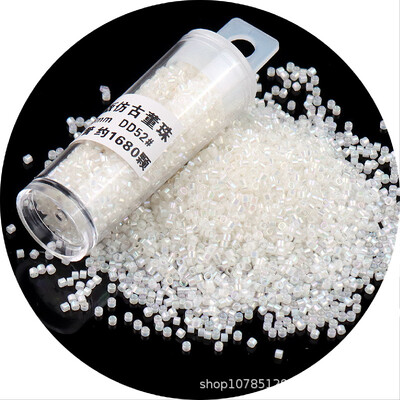 840 buc 11/0 DB margele de sticla 1.3x1.6mm uniform metalic culoare opac spacer margele de sticla pentru realizarea de bijuterii DIY