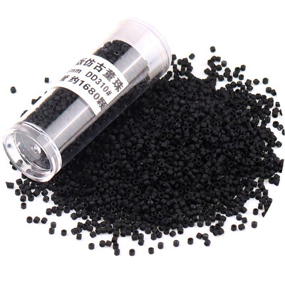 840 buc 11/0 DB margele de sticla 1.3x1.6mm uniform metalic culoare opac spacer margele de sticla pentru realizarea de bijuterii DIY