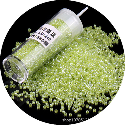 840 buc 11/0 DB margele de sticla 1.3x1.6mm uniform metalic culoare opac spacer margele de sticla pentru realizarea de bijuterii DIY