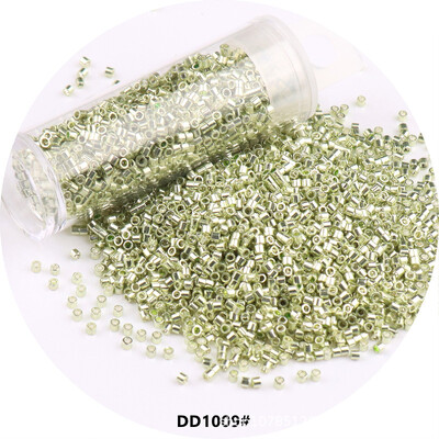 840 buc 11/0 DB margele de sticla 1.3x1.6mm uniform metalic culoare opac spacer margele de sticla pentru realizarea de bijuterii DIY