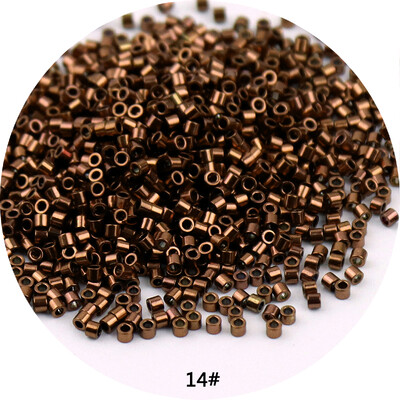 1000 ks 11/0 1,6 mm kovové sklenené korálky, starožitné bronzové, jednotné rozperné korálky, prívesok na výrobu náramkov a šperkov