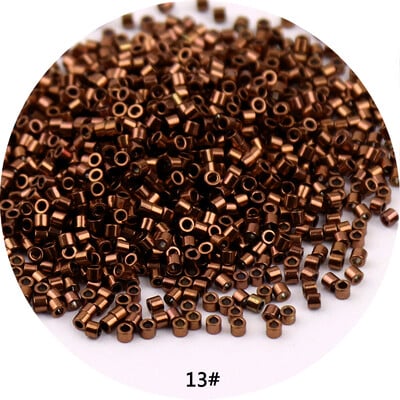 1000 ks 11/0 1,6 mm kovové sklenené korálky, starožitné bronzové, jednotné rozperné korálky, prívesok na výrobu náramkov a šperkov