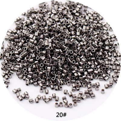 1000 ks 11/0 1,6 mm kovové sklenené korálky, starožitné bronzové, jednotné rozperné korálky, prívesok na výrobu náramkov a šperkov