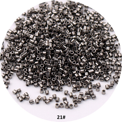 1000 ks 11/0 1,6 mm kovové sklenené korálky, starožitné bronzové, jednotné rozperné korálky, prívesok na výrobu náramkov a šperkov