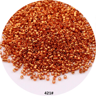 1000 ks 11/0 1,6 mm kovové sklenené korálky, starožitné bronzové, jednotné rozperné korálky, prívesok na výrobu náramkov a šperkov