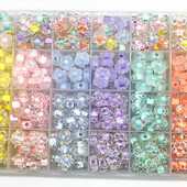 30 kom/lot 12 mm matiranje/prozirnost/AB boja akrilne perle suncokreta labave razmaknice perle za izradu nakita DIY pribor