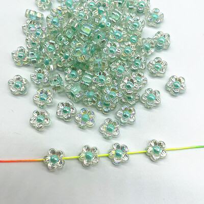 30 kom/lot 12 mm matiranje/prozirnost/AB boja akrilne perle suncokreta labave razmaknice perle za izradu nakita DIY pribor