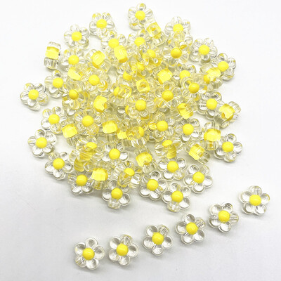 30 kom/lot 12 mm matiranje/prozirnost/AB boja akrilne perle suncokreta labave razmaknice perle za izradu nakita DIY pribor
