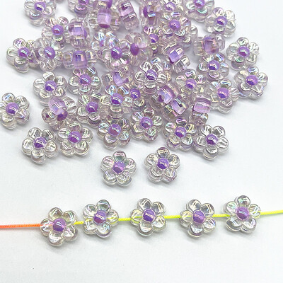 30 kom/lot 12 mm matiranje/prozirnost/AB boja akrilne perle suncokreta labave razmaknice perle za izradu nakita DIY pribor