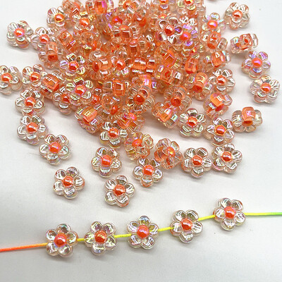 30 kom/lot 12 mm matiranje/prozirnost/AB boja akrilne perle suncokreta labave razmaknice perle za izradu nakita DIY pribor