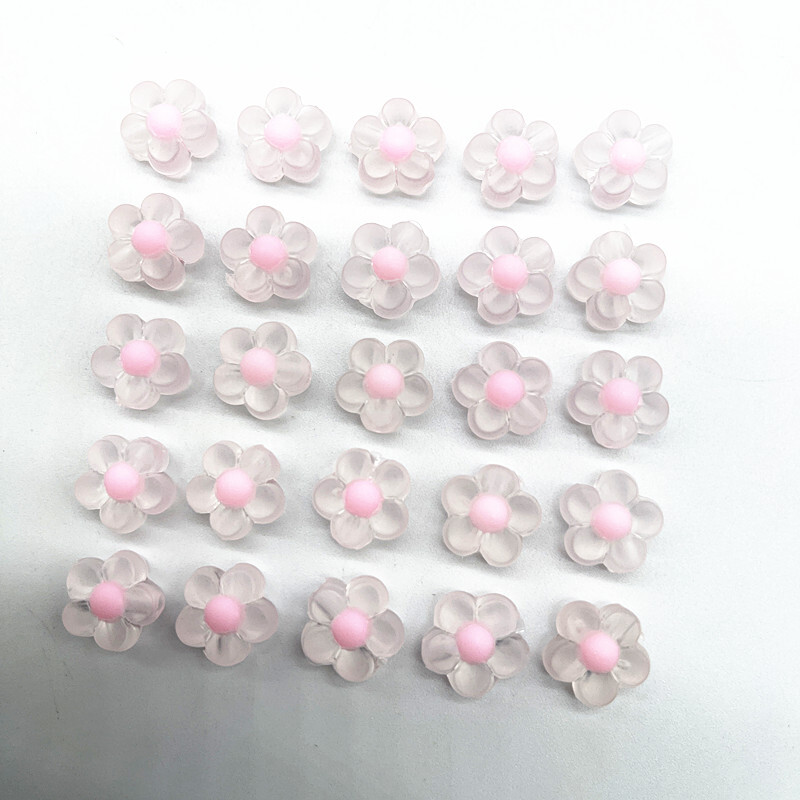 30 kom/lot 12 mm matiranje/prozirnost/AB boja akrilne perle suncokreta labave razmaknice perle za izradu nakita DIY pribor