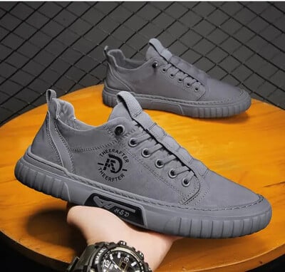 Pantofi de pânză pentru bărbați Pantofi vulcanizați Pantofi pentru bărbați Pantofi de mers respirabil Pantofi de pânză ușori confortabili Tenis Para Hombre