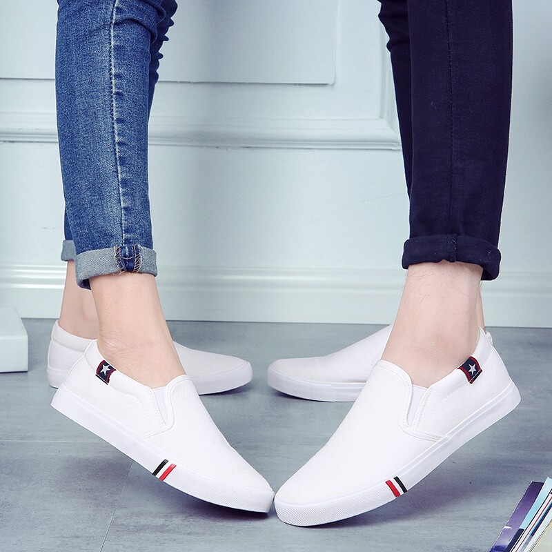 Pánske klasické plátené ležérne lenivé topánky mokasíny módne nazúvacie mokasíny prané vulkanizované ploché topánky Zapatillas Hombre