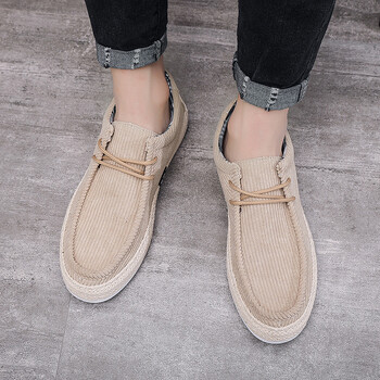 Fashion Casual Παπούτσια για Άντρες 2024 Νέα Άνετα Loafers από καμβά Ευέλικτα ανδρικά αθλητικά παπούτσια για υπαίθριο αναπνεύσιμο ανδρικά παπούτσια περπατήματος