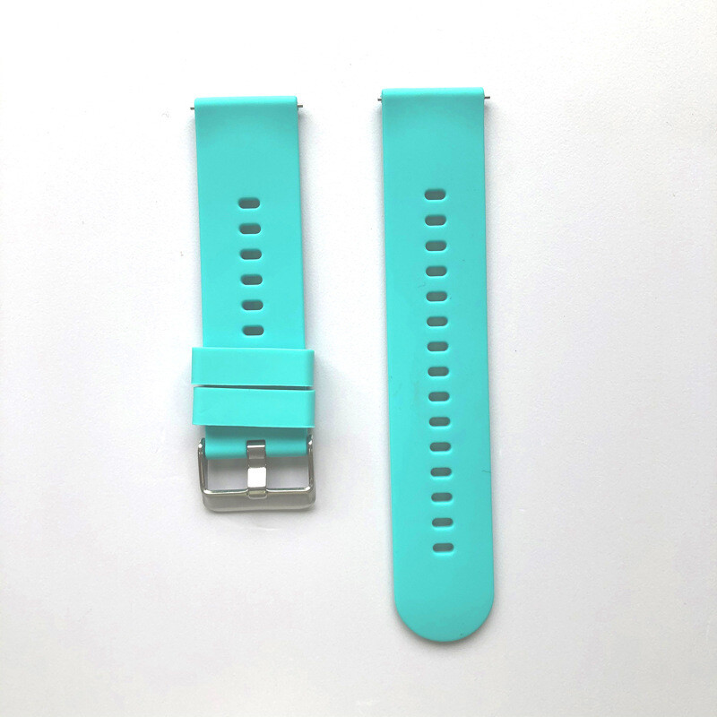 20 mm/22 mm-es univerzális felületű szilikon óraszíj, illeszkedik a Huawei Samsung óra gyorskioldó füléhez