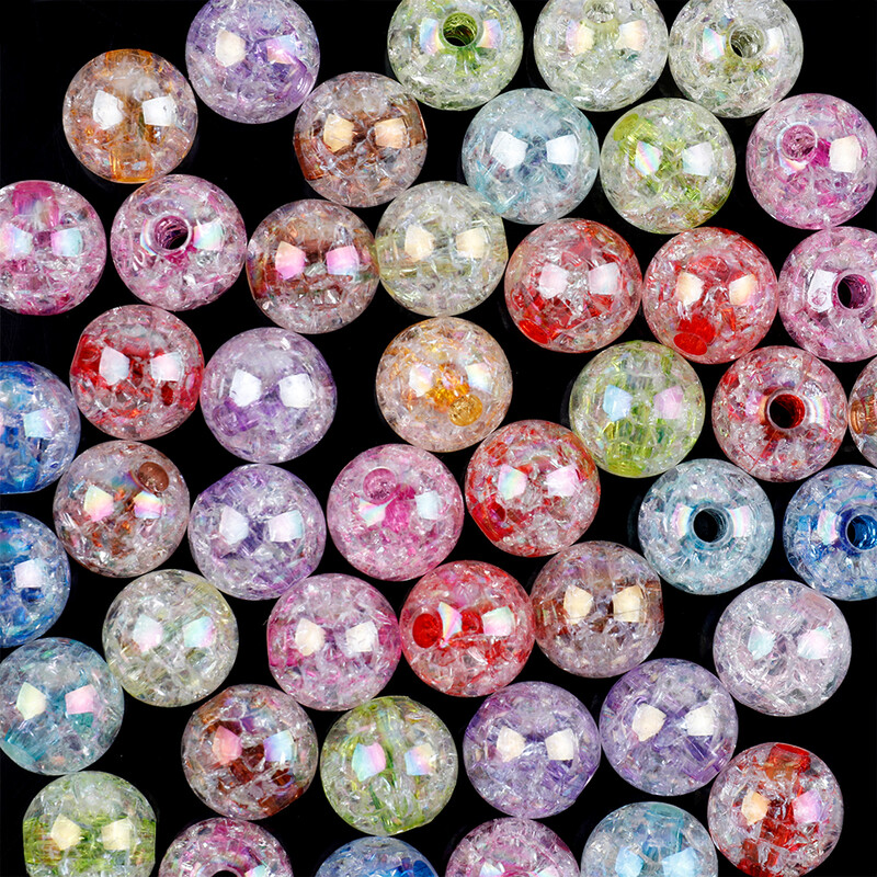 8/10/12/14/18mm AB margele transparente mărgele distanțiere rotunde pentru bricolaj brățară colier artizanat manual C1409