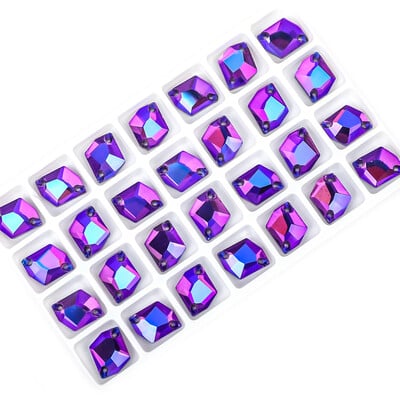 VC Sew On AB Rhinestone Cosmic Flatback Glass Crystals for Fashion Wedding Dresses Topánky Tašky Všetko pre dekoráciu DIY