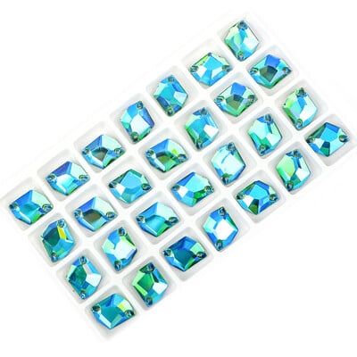 VC Sew On AB Rhinestone Cosmic Flatback Glass Crystals for Fashion Wedding Dresses Topánky Tašky Všetko pre dekoráciu DIY