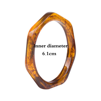 2022. Vintage punk šarena velika narukvica od debele smole, akrilna geometrijska kvadratna narukvica s nepravilnim trokutom za ženski nakit