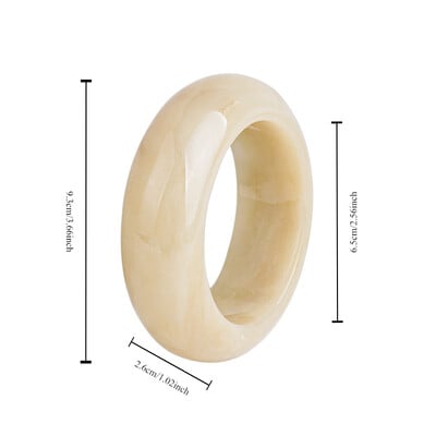 2022. Vintage punk šarena velika narukvica od debele smole, akrilna geometrijska kvadratna narukvica s nepravilnim trokutom za ženski nakit