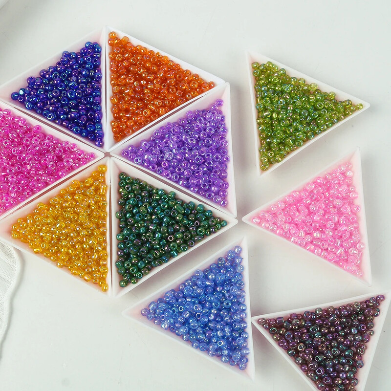 2/3/4mm Uniform AB Inside Fairy Glass Coat Coats Czech Round Spacer Coats for DIY Swimming ...