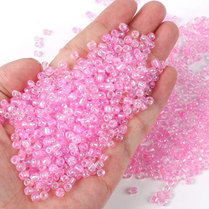 2/3/4mm Uniform AB Inside Fairy Glass Coat Coats Czech Round Spacer Coats for DIY Swimming ...