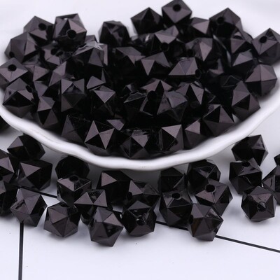 10 mm ručno rađene perle s kvadratnim dijamantnim perlama, pletene perle punog neba, prozirne kvadratne perle, tkane akrilne perle, slobodne perle