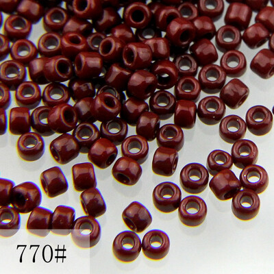 Veľkoobchodná podpora 2 mm 10 g/balenie sklenených krištáľových odevných korálok 19 farieb Odevné doplnky Šperky DIY remeselné doplnky